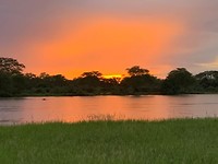 Shiri river at sundown