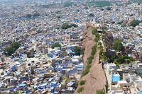 De blauwe huisjes van Jodhpur
