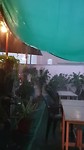 Een korte heftige regenbui