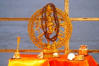 Ceremonie aan de Ganges
