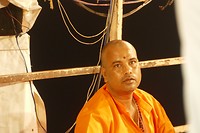 Ceremonie aan de Ganges