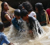 Baden in de Ganges