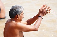 Baden in de Ganges