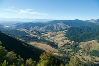 Riwaka Valley vanaf Hawkes Lookout