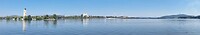 De skyline van bestuurlijk Canberra