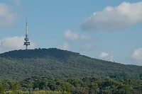 Black Mountain met Telstra Tower (gesloten voor publiek)