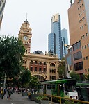 Flinders Street Station en Eureka Tower