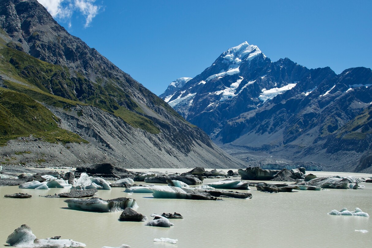 Eind Hooker Valley Track (Mount Cook)