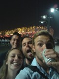 Drink a beer by the olympic stadium