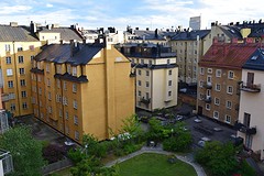 uitzicht vanaf balkon