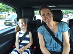 in de taxi van Södermalm naar Huddinge