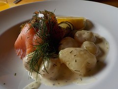 gravad lax bij Lida Värdshus