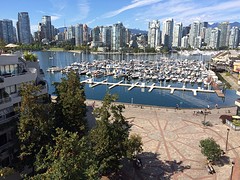 uitzicht vanuit appartement Vancouver