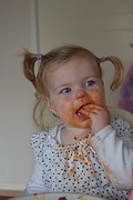 pasta met rode saus...
