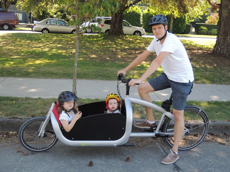 op pad met de bakfiets