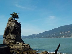 Siwash Rock in Stanley Park