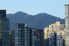 Grouse Mountain vanuit ons appartement