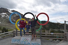 bovenop Whistler Mountain