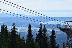 Vancouver en omgeving vanaf Grouse Mountain