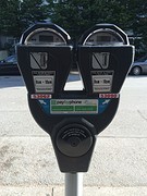 old skool parkeermeter