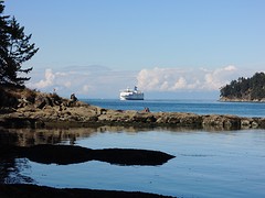 uitzicht met ferry
