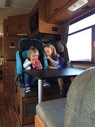 in de camper