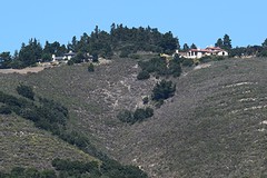 groot huis bovenop een berg, zou hier Clint Eastwood wonen ;-)