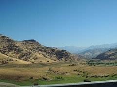vallei bij Lake Kaweah