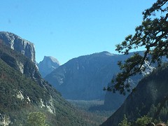 eerste blik op Yosemite Valley