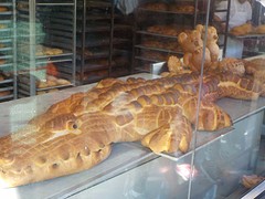 brood-kunstwerken bij Boudin sourdough