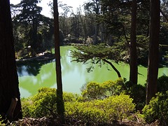 Stowe Lake vanaf Strawberry Hill