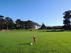 ballen in Golden Gate Park