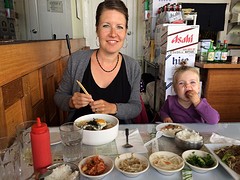 lunchen bij de Koreaan