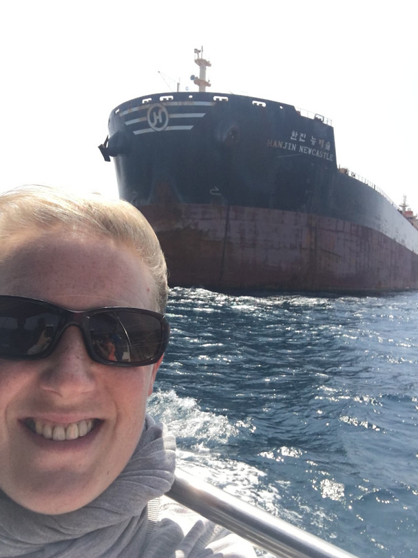Grote container schepen