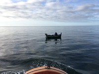Vissers in roeibootjes