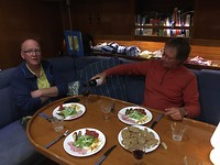 Het diner na 2 uur