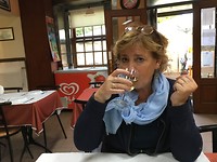 Karafje witte wijn