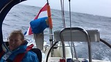 Grietje op wacht in Biskaje