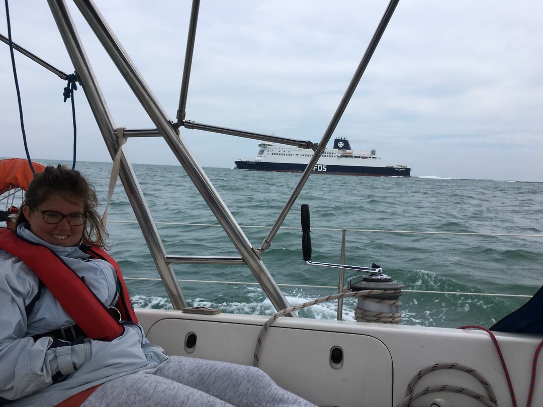 Onderweg altijd veel scheepvaart