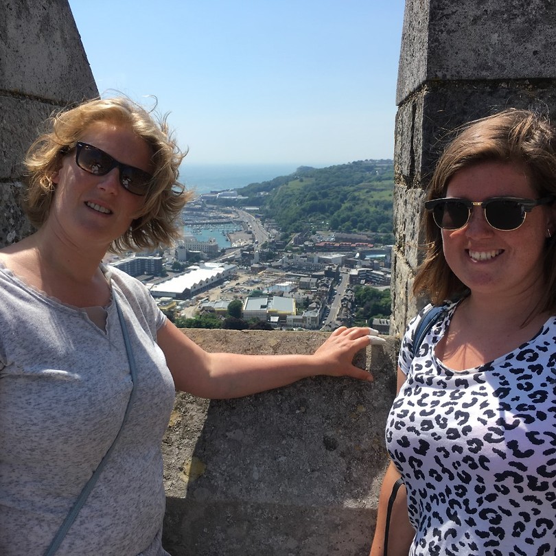 Wellinton Dock vanuit Dover Castle