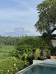 Laatste ochtend, mount Agung laat zich prachtig zien