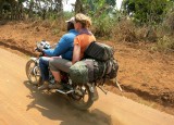 Kameroen Bangem op de motor 2