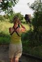 angeline met olifant
