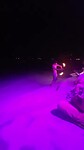 Vuurshow op het strand