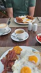 Ontbijtbuffet op het resort