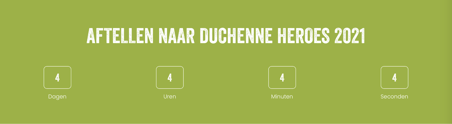 4 dagen voor de start