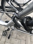 Rottige pin aan de fiets