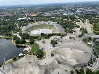 Uitzicht over het Olympisch stadion