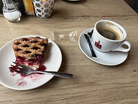 Onderweg koffie met gebak