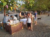het diner op het strand